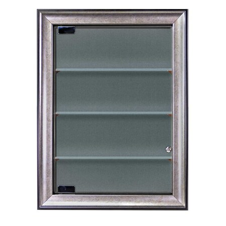 United Visual Products Outdoor Enclosed Combo Board, 42"x32", White Frame/White Porc & Cork UVCB4232ODW-WHTPORC-CORK